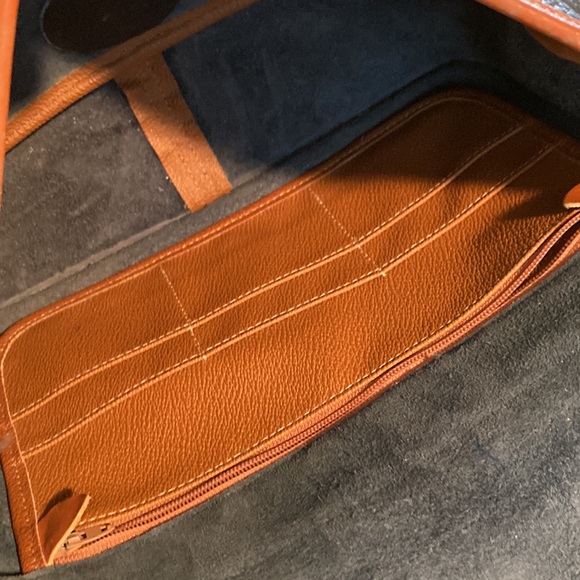 Dooney & Bourke carrier bag blue pebbled leather - Picture 7 of 16